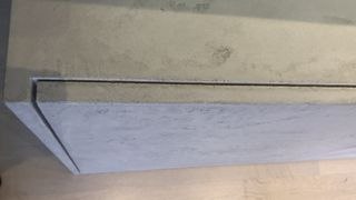 Detail — hand-finished edge